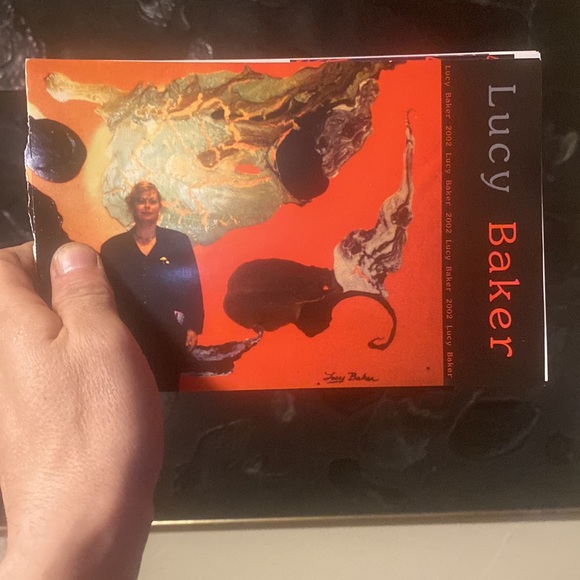 Original vintage fine art painting by Lucy Baker signed in verso and dated 1983 - Picture 5 of 5